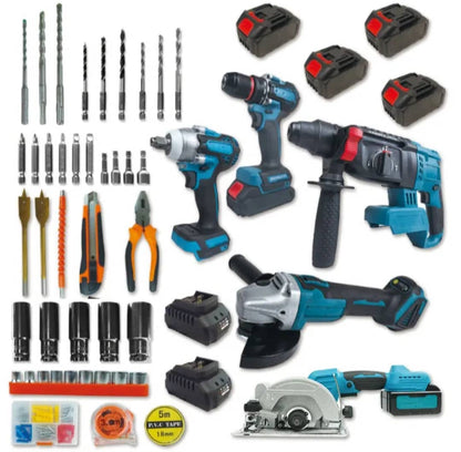Coffret d’outils électroportatifs 21V – Kit complet sans fil